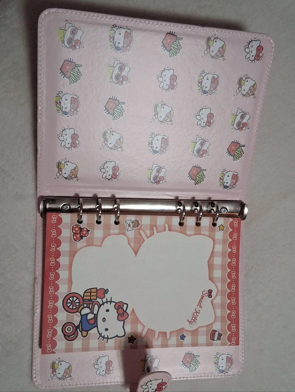 Hello Kitty X Mcdonald's A5 Binder W Paper